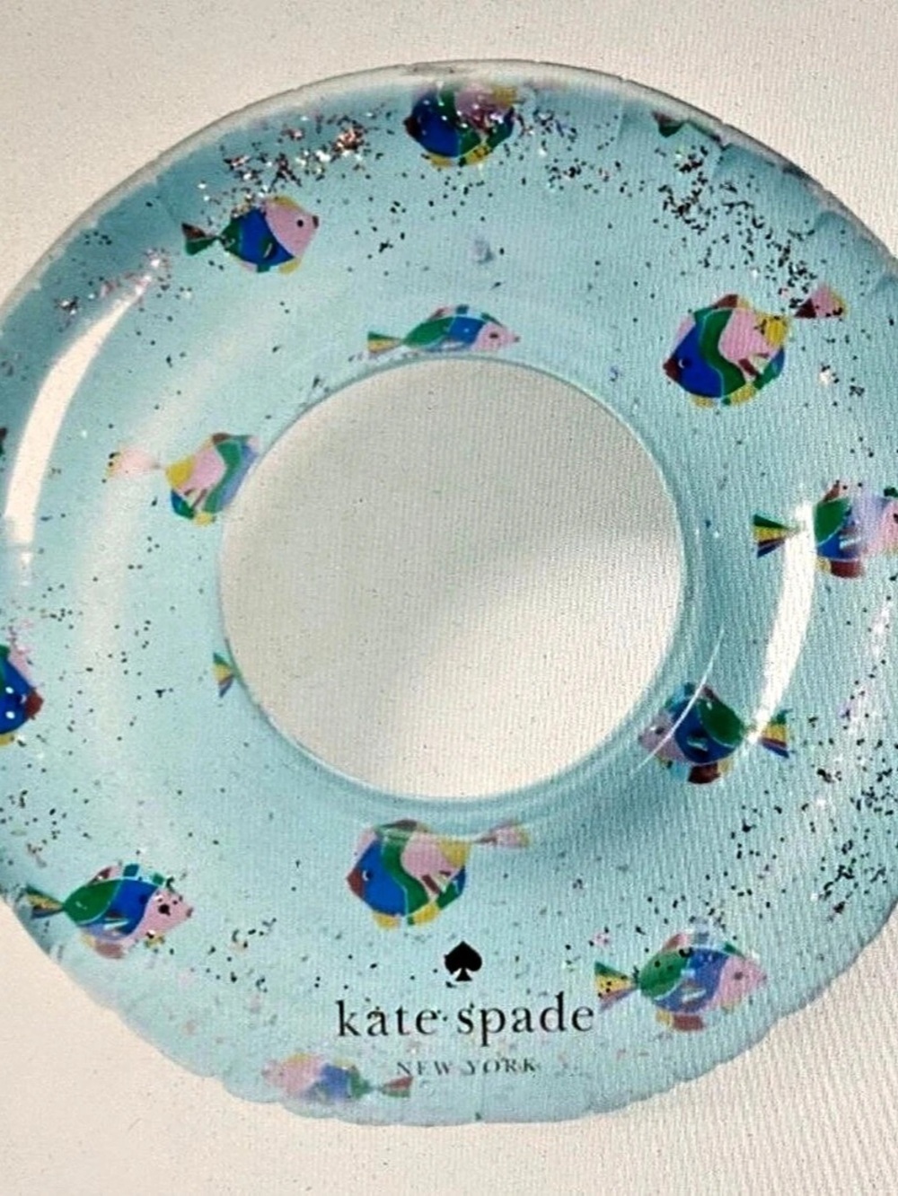 kate spade new york Tropical Fish Pool Float Blue NWT